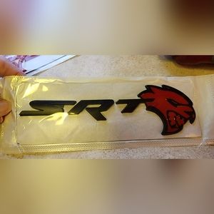 New Red Dodge Charger challenger Hellcat SRT Badge emblem